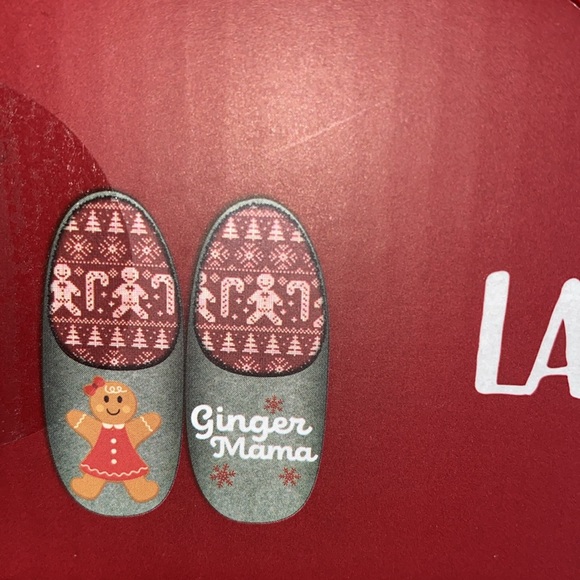 LAST 1 NEW slipper and lounge pants gift set medium - Picture 3 of 8